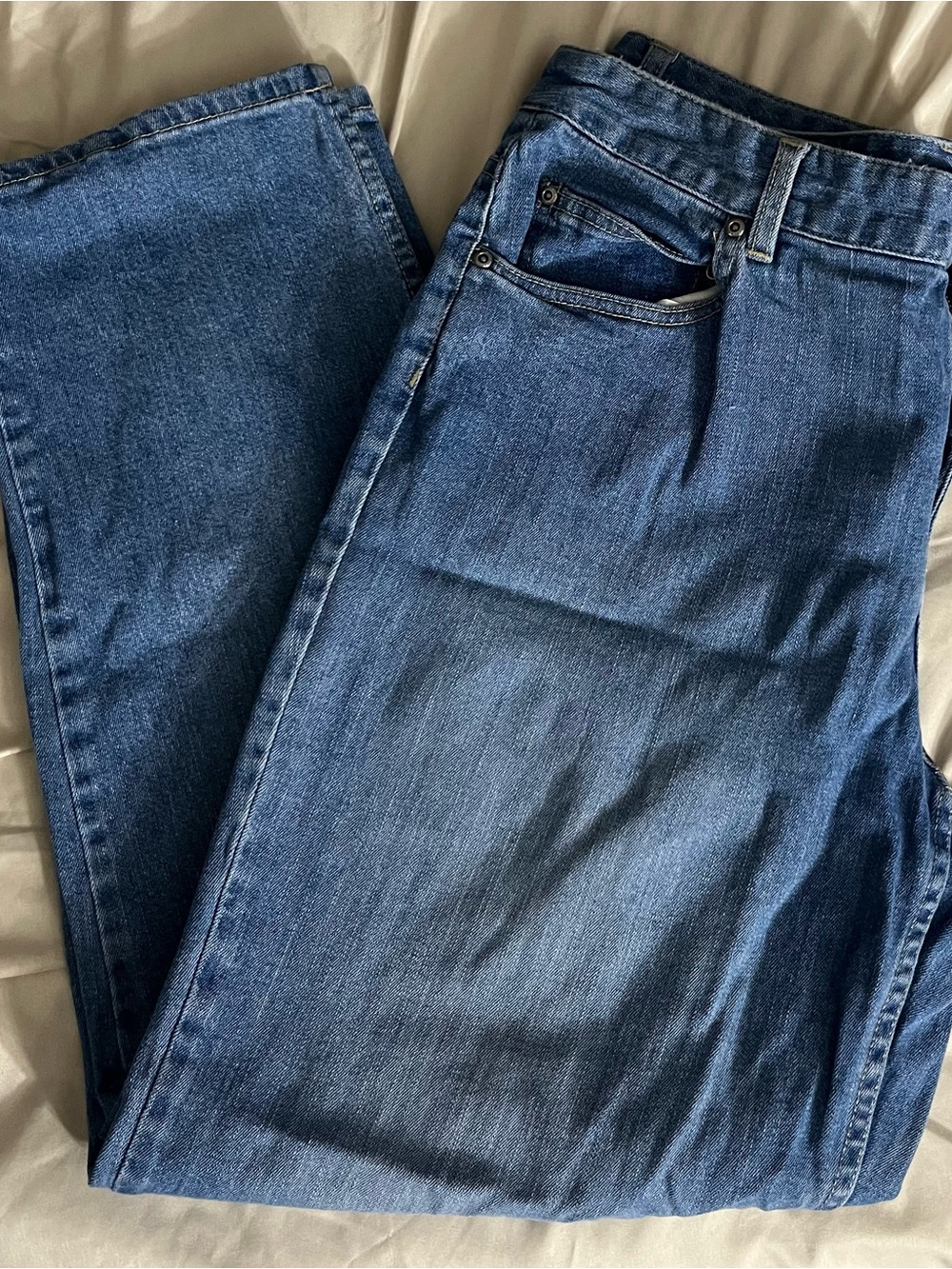 Liz Claiborne Men's Straight-Leg Denim Jeans - Blue